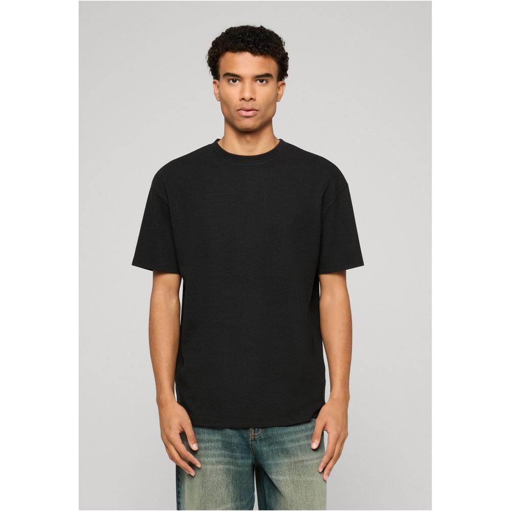 Urban Classics - Loose Fit Structured Herren TShirt - Schwarz